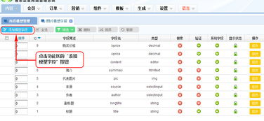 字段添加 內容模型管理 易思espcms企業建站管理系統 智能企業建站 cms系統 免費網站系統